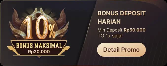 2# BONUS DEPOSIT HARIAN – TO 1X!